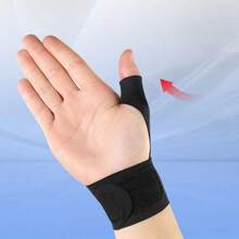 1pc Adjustable Breathable Wrist Band Finger Stabilizer - Ergonomic Support, Adjustable Tension, Suitable For Computer Typing, Repetitive Work And Anti-Slip Design - Multicolor - View 2