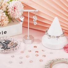 10/20/30mm Silver Holografic Big Hole Sequins 1-3cm Large Sequin With Large Hole PVC Loose Flat Round Sequin Paillettes DIY Sewing Wedding Crafts Jewelry Earring Accessory - 20 Grams - View 9