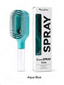 Spray Detangling Hair Brush, Refillable Water Mist Brush With Round-Tip Massage Bristles, Anti-Static Styling Comb, Suitable For Dry And Wet Hair, Daily Hair Smoothing Tool - Multicolor - View 12