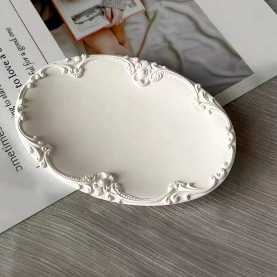 DIY Clay Mold Henna Pattern Tray Silicone Mold, Resin Epoxy Silicone, Home Decor, Handicrafts, Plaster Cement Mold, Reusable, Easy To Demold, Holiday, Birthday Gift. Casting Silicone Mold. - Tray Gauge Silicone Mold - View 1