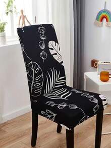 Funda elástica para silla - Funda de silla de fibra de poliéster - Funda de silla para uso en hoteles y el hogar - Negro - Ver 7