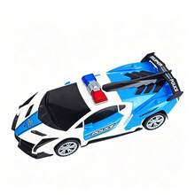藍白警車玩具，聲光開門仿真超級跑車模型，3D POLICE 警用裝飾塗裝，生日聖誕新年兒童節精緻禮盒包裝，優質玩具 - 彩色 - 查看 12