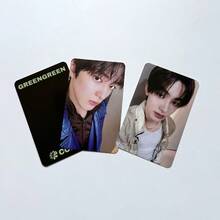 5pcs CTS Album Merchandise Photo Card Set, Includes CORTI S Photo Cards, COER Support Collection Cards, CORTI S Album Plush Pendant Matching Photo Cards, Selfie Cards, CTS Member Collection Cards, Suitable For Collection, Account Decoration, Support Check-In, Gift Giving, COER Exclusive Merchandise - GREENGREEN Album Merchandise - View 7