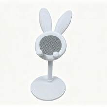 1pc Cute Rabbit Phone Stand, Adjustable Rabbit Phone Holder, Desktop Cute Rabbit Phone Stand, Compatible With All Phones, Desktop Stand, Cute Phone Stand, Phone Accessories, Office Space Accessories, Rabbit Shaped, Fun Decoration, Cute Rabbit Phone Stand, Desktop Angle And Height Adjustable Phone Stand - Phone Stand - View 14