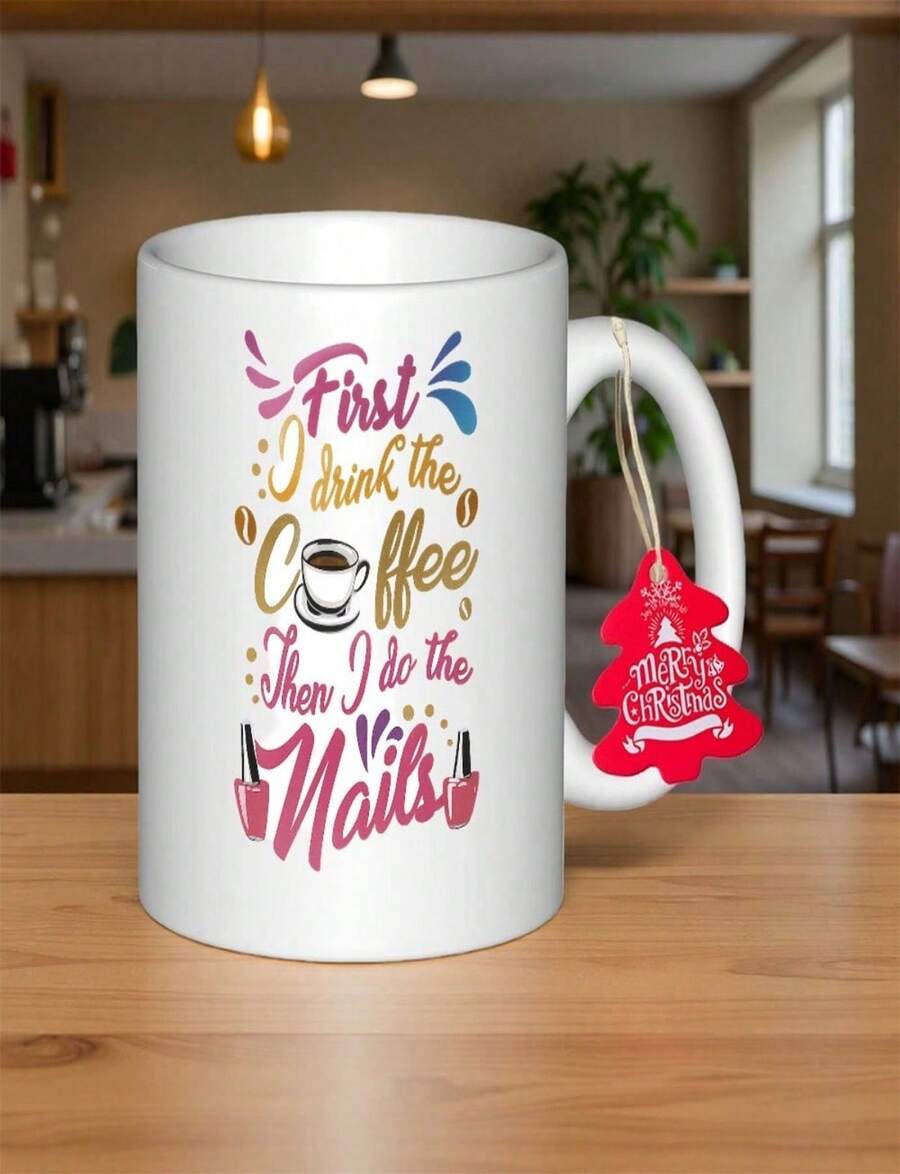 1 Non-Slip Round Shockproof Design Coffee Cup - Reusable Suitable For Coffee Tea Hot Drinks - Hand Wash Only Suitable Fo - Blanco - Ver 1