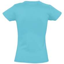 SOLS Womens/Ladies Imperial Short-Sleeved T-Shirt - Blue Atoll - View 2