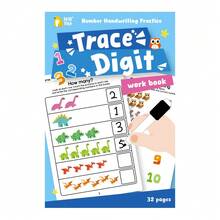 beartale 28 Pages Reusable Magic Practice Book, Toddler Letter & Number Handwriting Training Book, Montessori Early Education Toy, Summer Busy Book, Classroom Learning Material, Birthday Gift For Boys & Girls, Back To School Season - Multicolor - View 13