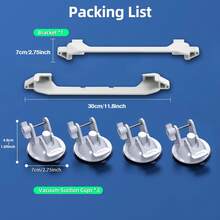 For Starlink Mini Car Mount For Dashboard, Starlink Mini For Dash Mount Suction Cup For Dashboard, Ensures Stable Satellite Signal, For Starlink Car Holder Bracket For Most Vehicles - For Starlink Mini - View 6
