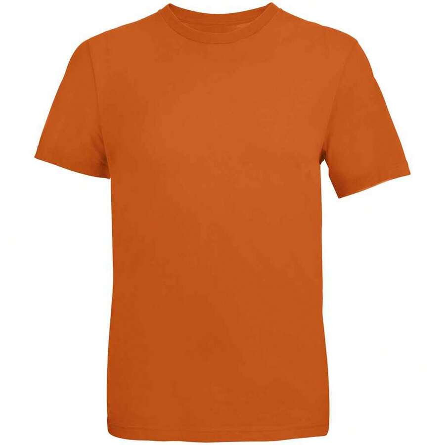 SOLS Unisex Adult Tuner Plain T-Shirt - Dark Orange - View 1