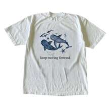 Essential Basic,Gildan Men'S And Women'S T-Shirt, Whale Keep Moving Graphic Tee, Animal Tee, Unisex T-Shirt, Gift T-Shirt, Y2K Unisex Graphic Tee - White - View 1