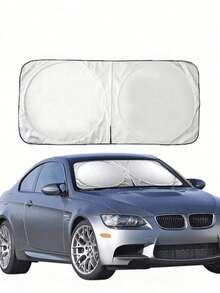 1pc Car Sun Shade - Protect Your Car Interior From Summer Sunlight - Windshield Protection And Sunshade Accessory - Multicolor - View 10