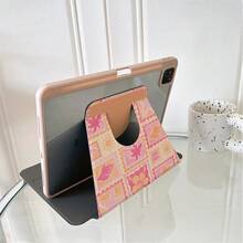 1pc 360° Rotatable Tablet Protective Case, Multi-Angle Viewing Book-Style Stand, Compatible With IPad A16 2025, Galaxy Tab S9 FE/S8 Plus/S7/S10, Pad, Matepad, Pad, Honor Pad, Tab - Multicolor - View 4