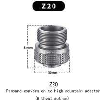 CAMPINGMOON Outdoor Camping Kitchen Pressure Relief Inflator Valve Propane To Isobutane Adapter Propane To Isobutane Converter Aluminum Alloy Propane Interface Accessory Z10 Z11 Z13 Z13M Z15 Z20 Z22 - A - View 11