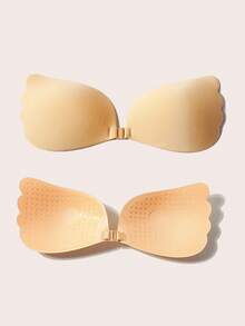 SHAPORA 2 Pairs Women's Drawstring Sticky Bra With Strapy,Push Up Lift And Strapless Backless Invisible Bra, Lingerie For Wedding Dress,Dairly, Party, - Multicolor - View 10