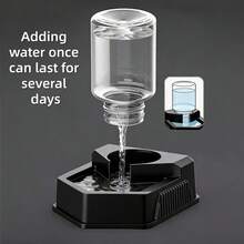 1pc Reptile Automatic Water Dispenser, Self Replenishing Water Bowl, Terrarium Water Feeder For Leopard Gecko, Lizard, Snake, Turtle, Amphibian Reptile Tank Accessories - Style A - View 4