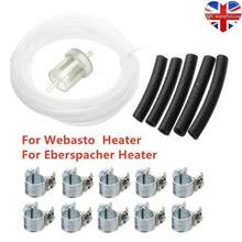 For Webasto Eberspacher Die S E L Heater Set 5M Fuel Hose Clip Filter Pipe Line Kit - Multicolor - View 2
