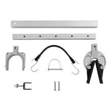 Head  Adjustable Aluminum Transom Saver, 23-35in Rustproof Motor Support For ≤100HP Outboard Boat Trailer - Black - View 7