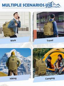 NEWHEY 徒步背包、军用战术背包、狩猎背包、露营背包、骑行背包、登山背包、远足背包、户外运动旅行包 - 彩色 - 查看 8