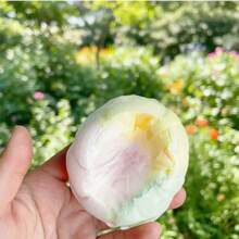 New Squishy Crunchy Stress Relief Handmade Ball Toy, Mint Dark Chocolate Design, Sound-Making Slow Rebound Shapeable Squeeze Toy, Suitable For Office And Teenagers Stress Relief, Children's Squeeze Toy, Gift For Friends - 彩色 - 查看 6