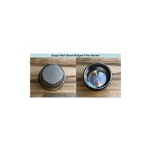 Cesta de filtro de precisin E61 de 58 mm, cesta de portafiltro de acero inoxidable, compatible con espresso de 58 mm, cesta de filtro de portafiltro de doble taza de repuesto para caf - 58 mm - Ver 7