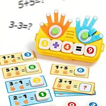 Fun Early Education Finger Counting Learning Toy - Interactive Fur Felt Finger Counting Hand - Helps Children Intuitively Understand Addition And Subtraction, Making Math An Interesting And Educational Game. - Multicolor - View 6