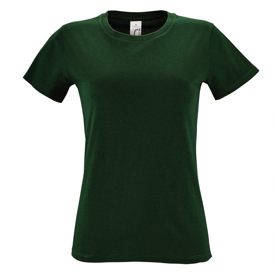 SOLS Womens/Ladies Regent Short Sleeve T-Shirt - Bottle Green - View 1
