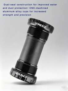 ZRACE ITA-DUB 中軸 義式螺紋 ITA 68/70mm DUB 相容公路車/登山車 黑色 - 黑色 - 查看 5