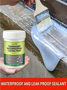 300g Super Strong Invisible Waterproofing Agent, High-Strength Waterproof Glue, Quick-Drying, Excellent Weather Resistance, Transparent Waterproof Coating Glue For Bathroom Tile, Floor Tile Repair, Waterproofing And Leakage Prevention, Tile Repair - Multiple Styles - View 3