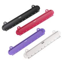 Eagle 3 Hole Punch, Portable Ring Binder 3 Hole Punch, Paper Puncher With Integrated Ruler, 10 Sheets Capacity, For Ring Binders, Office Supplies, Purple/Black/Pink/White - Three-hole Punch - View 8