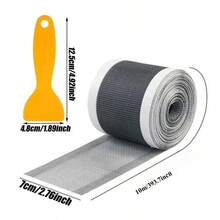 YITAPE Cuộn lưới lọc tóc thoát sàn tự dính 393.7 inch, lưới lọc có thể cắt, phù hợp cho bồn rửa phòng tắm và nhà bếp, bền và chống nước, kèm dụng cụ cạo, miếng dán lưới lọc bồn rửa dùng một lần - A - Xem 11