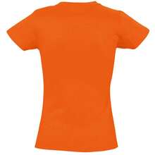 SOLS Womens/Ladies Imperial Short-Sleeved T-Shirt - Orange - View 2