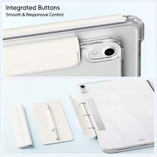 2026 Model Air Pro 11-Inch Dynamic Protective Case 2025 Model M5 A3362 A3359 2023 2022 2024 Model M4 7/8/9/11th Gen/10th Gen Universal Protective Case Mini A17 6 2024 2022 M2 Model 10.2-Inch Ultra-Thin Magnetic Stand Auto Wake/Sleep Protective Shell - Beige - View 3