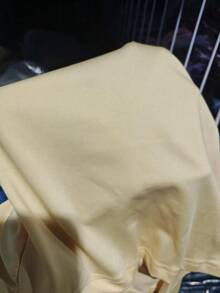 女款夏季黃色優雅開衩荷葉邊不對稱單肩洋裝，適合約會、聚會、派對、度假、海灘 - 黃色 - 查看 5