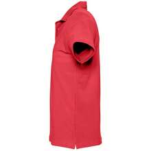 SOLS Mens Spring II Short Sleeve Heavyweight Cotton Polo Shirt - Red - View 3