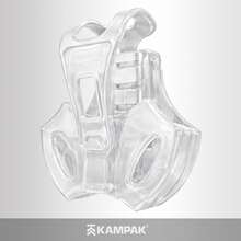 Kampak KW295 High-Strength Polymer Handcuff Case, Handheld Padlock Cover - TRANSPARENT - View 3