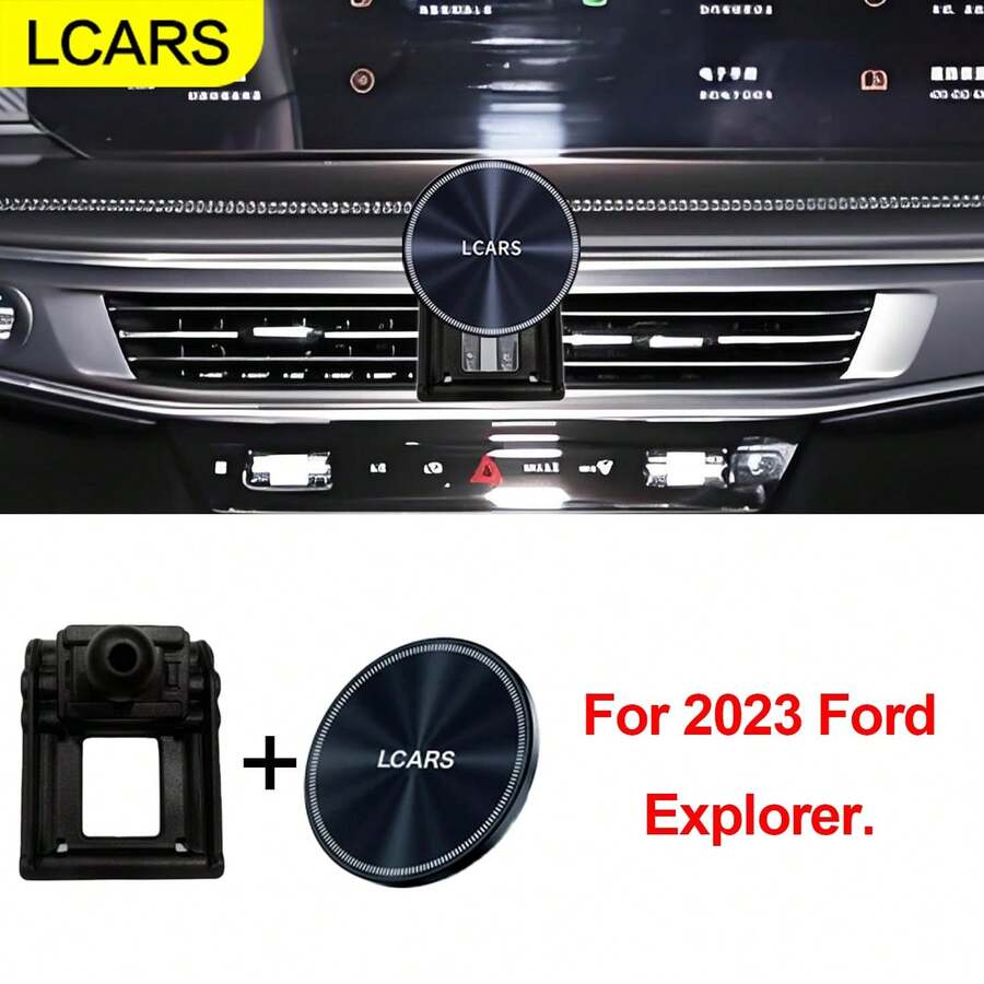 LCARS Car Phone Mount For Ford Explorer 2023, Multi-Angle Rotatable Magnetic Phone Holder, Vehicle-Specific Design - 2023 Explorer - View 1