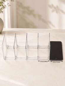 1pc/2pcs/4pcs Plastic Transparent Storage Divider, Acrylic Wardrobe Organizer Partition, Wallet & Handbag Holder, Clear Bag Organizer Rack - Clear - View 11