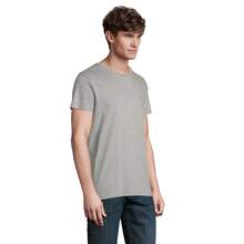 SOLS Mens Crusader Organic T-Shirt - Grey Marl - View 3