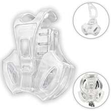 Kampak KW295 High-Strength Polymer Handcuff Case, Handheld Padlock Cover - TRANSPARENT - View 1