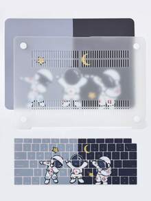 3件組筆記型電腦保護殼與鍵盤保護套組，卡通貓/斑馬超薄防震保護套，相容於MacBook Air 13.3吋(A1932 A2179 A2337)，耐刮保護殼，適合學校與辦公室使用 - 查看 10