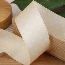 Double-Sided Printed Polka Dot Shiny Satin Ribbon DIY Bow Hair Accessories Clothing Shoes Hats Gift Box Flower Decoration Ribbon - Multicolor - View 21
