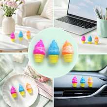 1 Stück weiches Eiscreme-Squishy-Spielzeug, langsam zurückfederndes Jelly-Stressabbau-Drückspielzeug, Angstlinderndes Fidget-Spielzeug für Kinder und Erwachsene, perfekt für Büro, Klassenzimmer, Reisen, Partygeschenke & Geschenke - Verschiedenfarbig - Übersicht 4