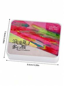 超亮九紫色離火貓眼 9 格美甲套組，高飽和度百搭半固化美甲凝膠指甲油 - 彩色 - 查看 10