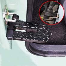 1pc Foldable Roof Rack Step Door Pedal Multi-Functional Universal Lock Foot Pedal Aluminum Alloy Safety Car Accessory - A - View 7