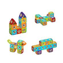 Large Size Interlocking Pull-Out Block Building Toys, Children's Assembly Plastic House Educational Toy; Slide Ball Block Children's Assembly Maze Slide Marble Educational Gift Box Toy - Multicolor - View 8