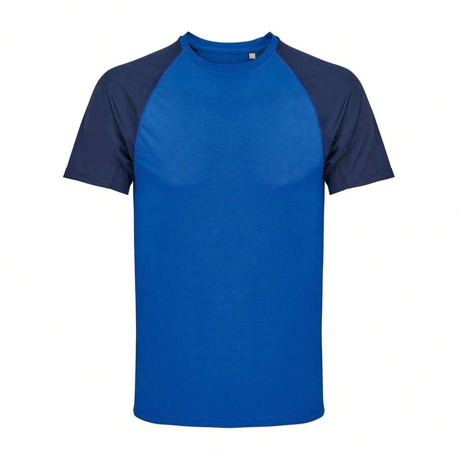 SOLS Unisex Adult Performance Ripstop T-Shirt - French Navy/Royal Blue - View 1