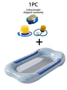 Adult Swimming Pool Floating Bed, Inflatable Hammock Floating Chair, Inflatable Pool Air Sofa, Full Body Immersed Floating Bed, Suitable For Relaxing In The Pool - Inflatable Flotation Device - View 7