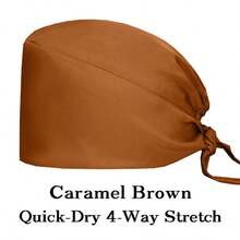 1pc Solid Color Polyester (Polyester) Elastic Nursing Cap Hospital Nursing Center Brimless Hat Unisex Beauty Cap All Seasons - Multicolor - View 36