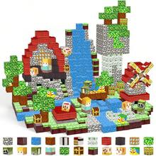 500 pièces Blocs de construction magnétiques, Blocs de construction magnétiques pour adultes, Blocs magnétiques sensoriels STEM pour adultes, Peuvent construire un monde de trésor de lave 3D, Cadeau de Noël et d'anniversaire - Multicolore - Voir 9