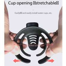 1Pcs1Pcs Multi-Scenario Universal Cup Holder Tool-Free Quick Installation 360° Rotating Stroller / Bicycle / Wheelchair Beverage Cup Holder - Multicolor - View 5